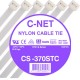 เคเบิ้ลไทร์ 15” (4.8 x 370 มม.) สีขาว (C-NET Cable Tie)